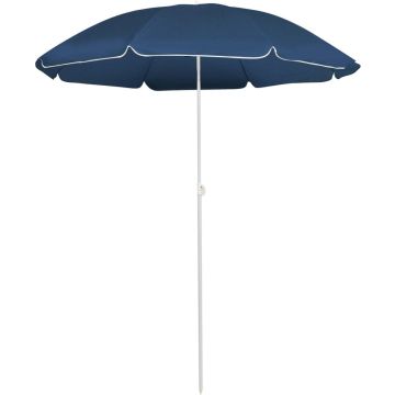 The Living Store Parasol - Polyester - 176.5 x 200 cm - Blauw