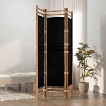 The Living Store Kamerscherm Bamboe - 120x180 cm - 3 panelen - Duurzaam materiaal - Veelzijdige functie - Flexibel ontwerp
