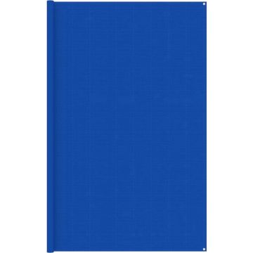 The Living Store Tenttapijt - Blauw - 300 x 600 cm - Waterdoorlatend en ademend - Gemakkelijk schoon te maken - Geïntegreerde oogjes - Snijbaar