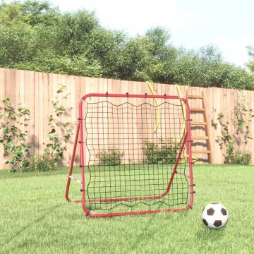 The Living Store Kickback Rebounder - Voetbal - 96x80x96 cm - Verstelbare hoeken