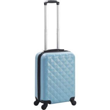 The Living Store Trolleykoffer - ABS - 55 x 36 x 22 cm - blauw