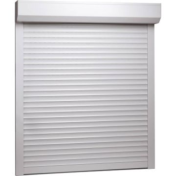 The Living Store Rolluiken - Wit - 80 x 100 cm - Hoogwaardig aluminiumplaat gevuld met polyurethaanschuim - Dubbele verfcoating (systeem PU/PA) - Windstabiel - Warmte- en geluidsisolerend - Slijtvast en weerbestendig - Eenvoudig te reinigen