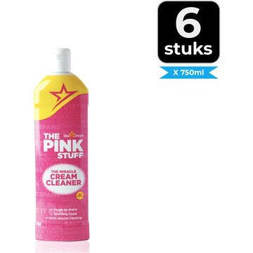 The Pink Stuff - Schuurmiddel - 750 ml - Voordeelverpakking 6 stuks