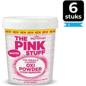 The Pink Stuff - Vlekverwijderaar voor witte was - 1.2 kg - Voordeelverpakking 6 stuks