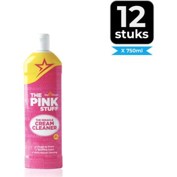 The Pink Stuff - Schuurmiddel - 750 ml - Voordeelverpakking 12 stuks