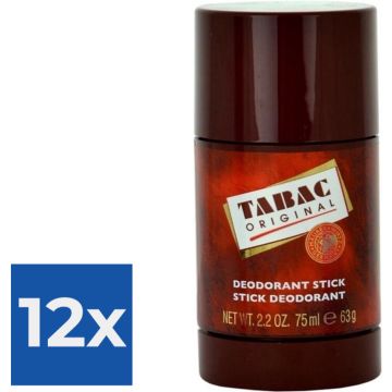 Tabac Original Stick - 75 ml - Deodorant - Voordeelverpakking 12 stuks