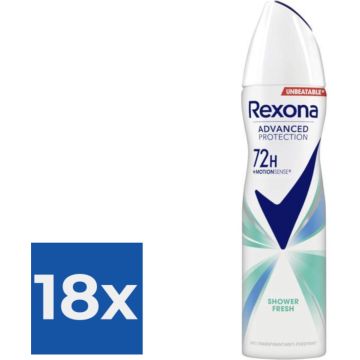 Rexona Deospray - Shower Fresh 150 ml - Voordeelverpakking 18 stuks