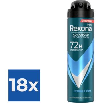 Rexona Deospray Men – Dry Cobalt 150 ml - Voordeelverpakking 18 stuks