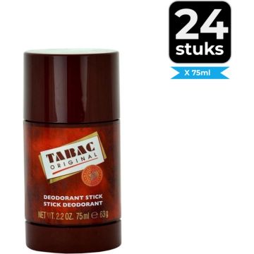 Tabac Original Stick - 75 ml - Deodorant - Voordeelverpakking 24 stuks