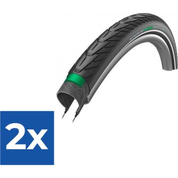 Schwalbe energizer plus green guard 55-622(28x2.15) zwart reflex - Voordeelverpakking 2 stuks