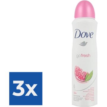 Deospray Go Fresh - Pomegranate - Voordeelverpakking 3 stuks