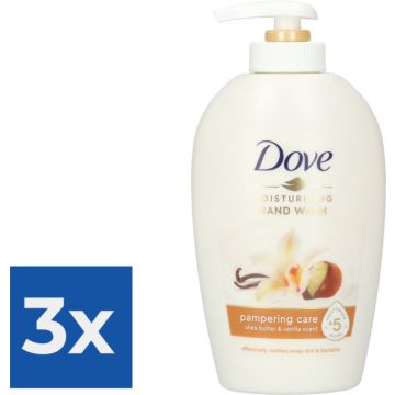 Dove Handzeep Pompje - Shea Butter 250 ml - Voordeelverpakking 3 stuks