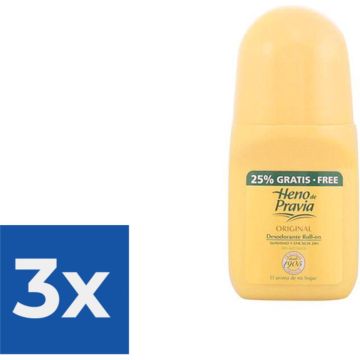 Deodorant Roller Original Heno De Pravia (50 ml) - Voordeelverpakking 3 stuks