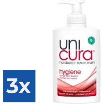 Unicura Handzeep - Pompje Hygiene 250 ml - Voordeelverpakking 3 stuks