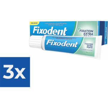 Fixodent Kleefpasta Neutral 47 gr - Voordeelverpakking 3 stuks