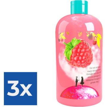 Treaclemoon The raspberry kiss bad en douchgel 500ML - Voordeelverpakking 3 stuks