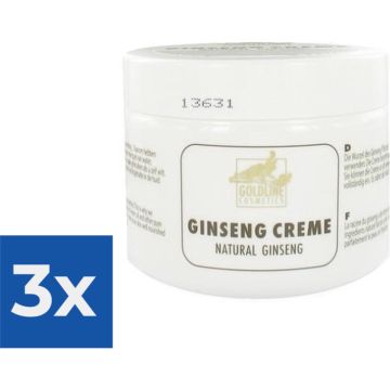 Goldline Natural Gingseng - 250 ml - Bodycrème - Voordeelverpakking 3 stuks