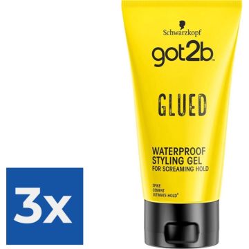 Got2b Glued Styling Gel 150 ml - Voordeelverpakking 3 stuks