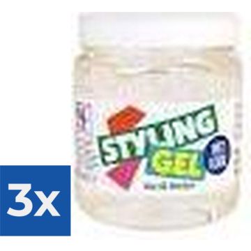 HEGRON GEL WETLOOK WIT - Voordeelverpakking 3 stuks