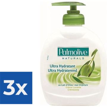 Palmolive - Zeep dispenser - Olive &amp; Milch - 300 ml - Voordeelverpakking 3 stuks