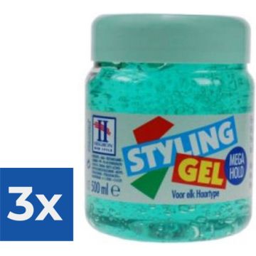 Hegron Styling Gel Megahold - Voordeelverpakking 3 stuks