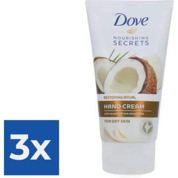 Handcrème Coco Ritual Dove (75 ml) - Voordeelverpakking 3 stuks