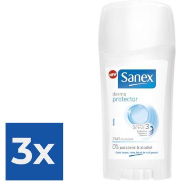 Sanex Dermo Protector Deodorant Stick 65 ml - Voordeelverpakking 3 stuks