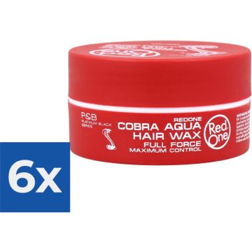 Redone Haar Styling Wax Hairwax 150 ml - Cobra Aqua - Voordeelverpakking 6 stuks