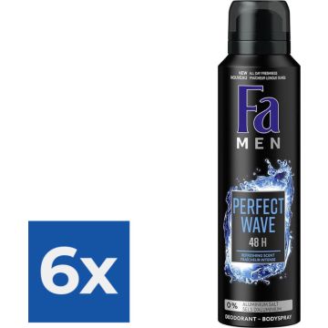 Fa Men Deospray Perfect Wave - Voordeelverpakking 6 stuks