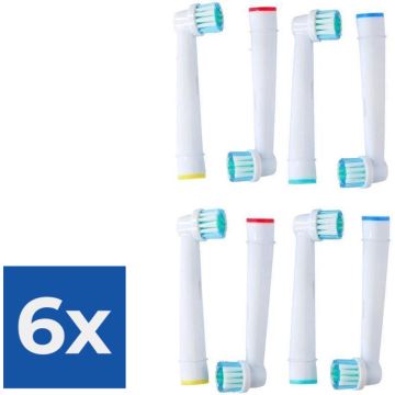Universele opzetborstels voor de Oral-B - 8 stuks - Voordeelverpakking 6 stuks