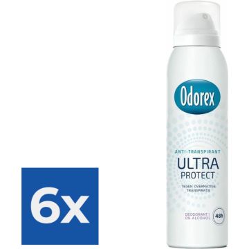 Odorex Deospray - Ultra Protect 150 ml - Voordeelverpakking 6 stuks