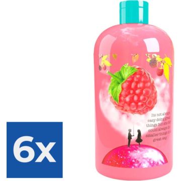 Treaclemoon The raspberry kiss bad en douchgel 500ML - Voordeelverpakking 6 stuks