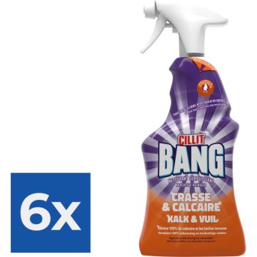 Cillit Bang Kalk &amp; Glans - 750 ml - Voordeelverpakking 6 stuks