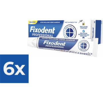 Fixodent Kleefpasta Professional 40 gram - Voordeelverpakking 6 stuks