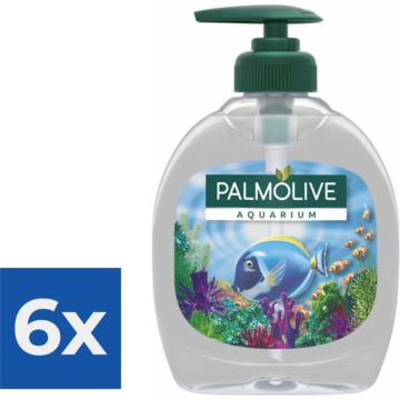 Palmolive Aquarium Handzeep 300 ml - Voordeelverpakking 6 stuks