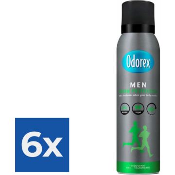 Odorex Deospray Men - Fresh Protection 150 ml - Voordeelverpakking 6 stuks