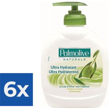 Palmolive - Zeep dispenser - Olive &amp; Milch - 300 ml - Voordeelverpakking 6 stuks