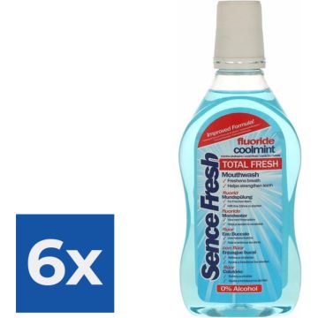 Sencefresh Mondwater - Coolmint 500 ml. - Voordeelverpakking 6 stuks