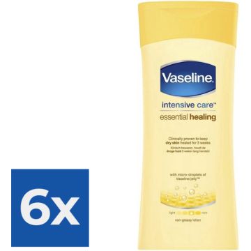 Vaseline Essential Healing - 200 ml - Bodylotion - Voordeelverpakking 6 stuks