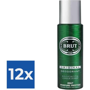 Brut Deo Spray Original - Voordeelverpakking 12 x 200 Ml