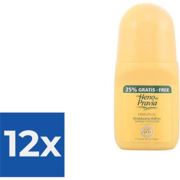 Deodorant Roller Original Heno De Pravia (50 ml) - Voordeelverpakking 12 stuks