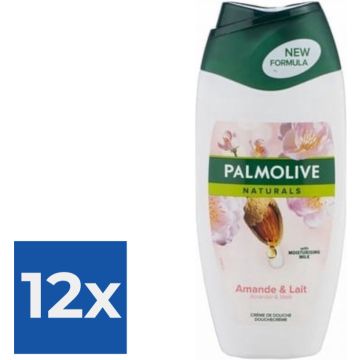 Palmolive Douchegel - Almond 250 ml - Voordeelverpakking 12 stuks