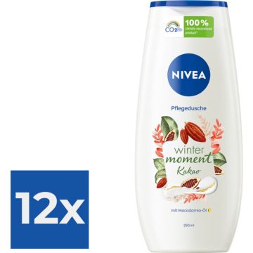 Nivea Douchegel – Winter Moment Cacao 250 ml - Voordeelverpakking 12 stuks