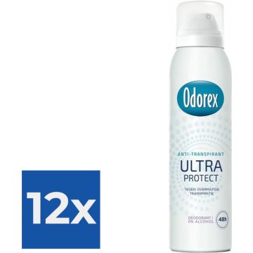 Odorex Deospray - Ultra Protect 150 ml - Voordeelverpakking 12 stuks