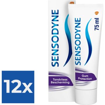 Sensodyne - Tandpasta Tandvlees Bescherming - 75ml - Voordeelverpakking 12 stuks