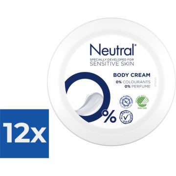 Neutral Parfumvrij Body Cream 250 ml - Voordeelverpakking 12 stuks