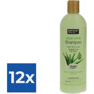 Sence Aloë Vera Shampoo 400 ml - Voordeelverpakking 12 stuks