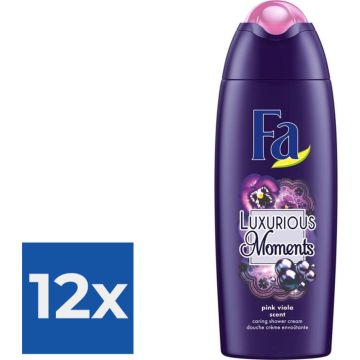 Fa Luxurious Moments Douchecreme - 250 ml - Voordeelverpakking 12 stuks