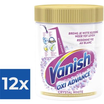 Vanish Oxi Advance Whitening Booster Poeder - 840 Gr - Voordeelverpakking 12 stuks