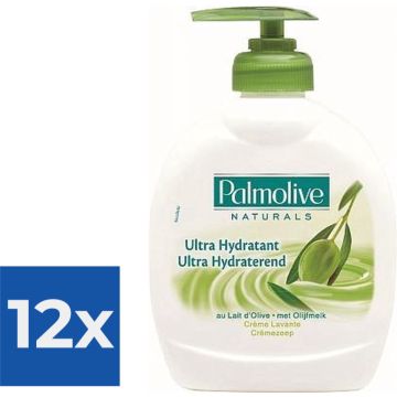 Palmolive - Zeep dispenser - Olive &amp; Milch - 300 ml - Voordeelverpakking 12 stuks